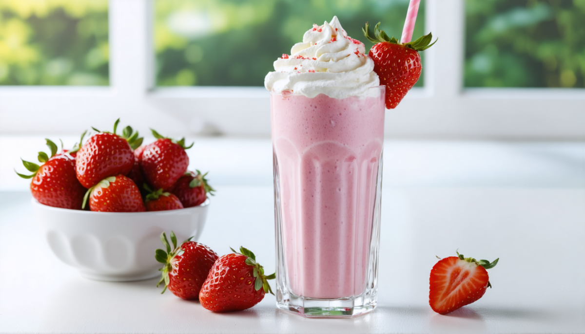 découvrez notre recette de milk-shake à la fraise, légère et savoureuse, pour vous faire plaisir sans culpabilité. un délice frais et naturel à savourer à tout moment.