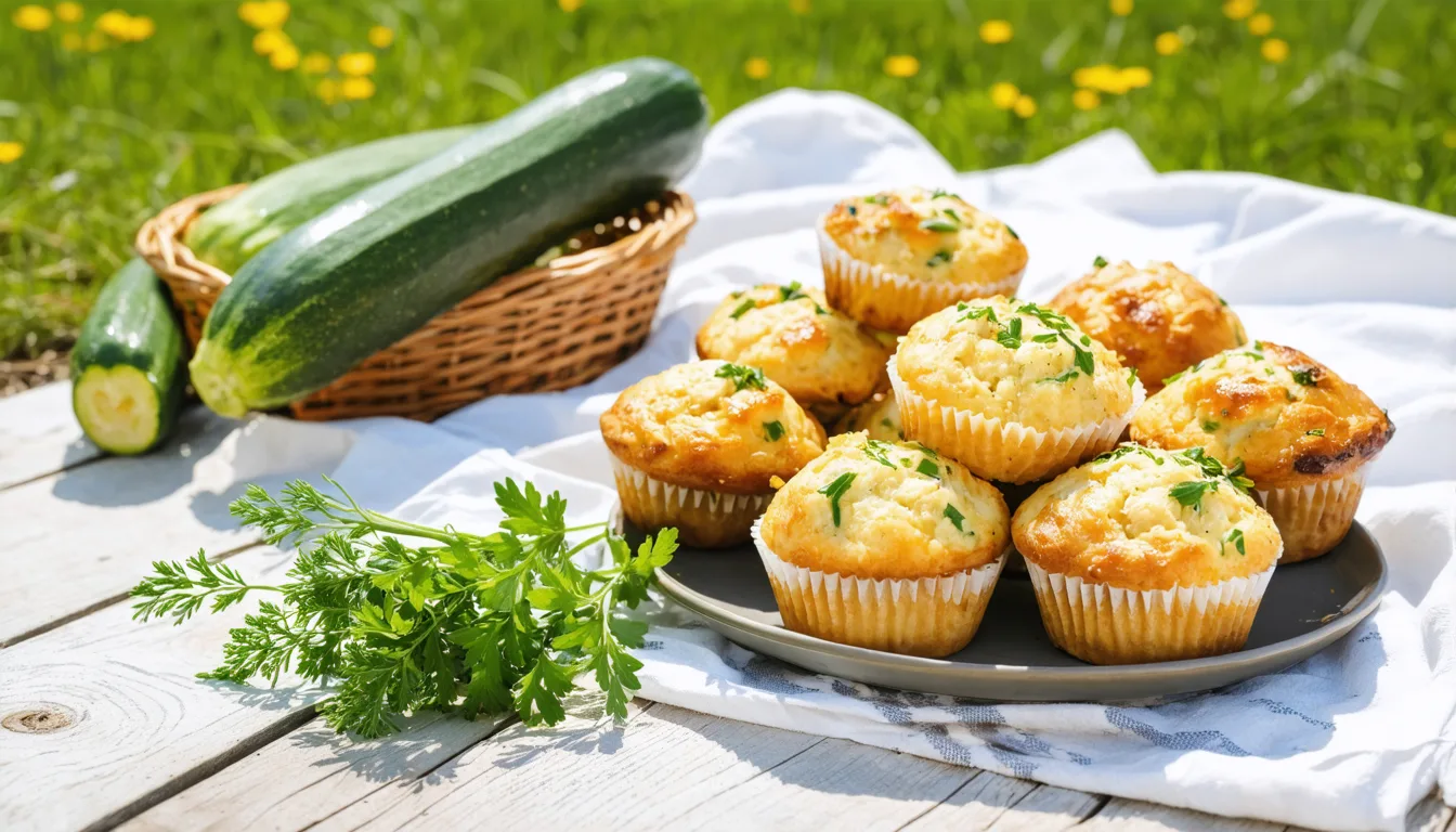 découvrez nos muffins salés aux courgettes, feta et zeste de citron, parfaits pour apporter une touche gourmande et fraîche à vos apéros et pique-niques.