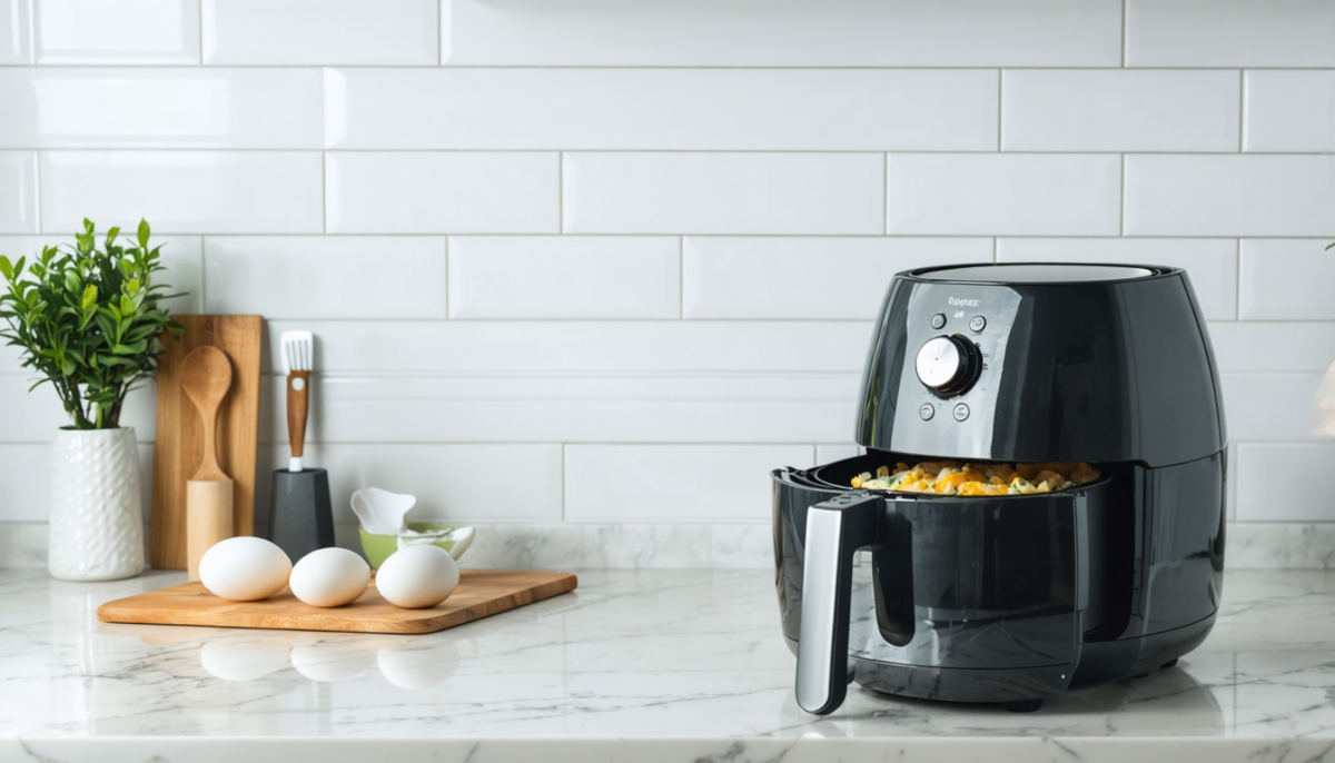 découvrez comment préparer des œufs durs rapides et faciles à l'airfryer, pour un snack sain et parfait en quelques minutes.