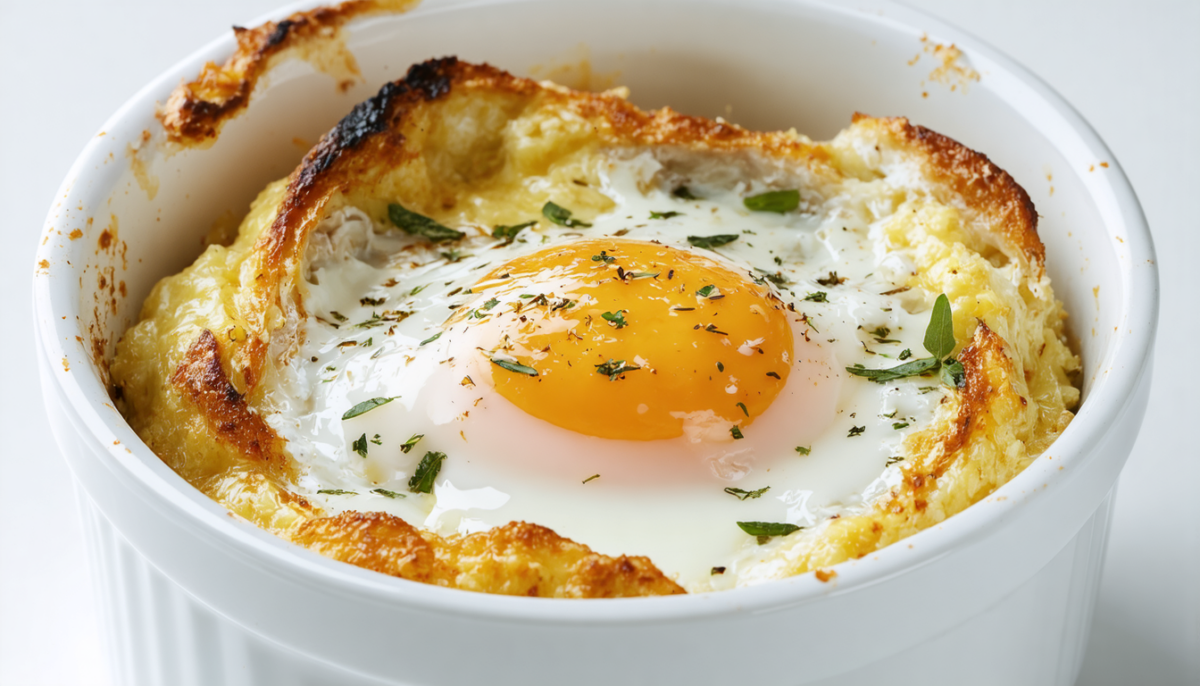 découvrez une recette simple et rapide d'œufs cocotte à l'airfryer pour un repas savoureux et facile à préparer qui ravira vos papilles.