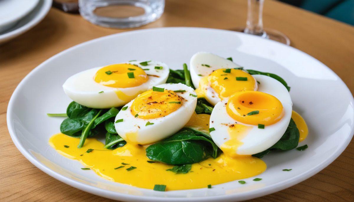 découvrez notre recette simple et gourmande d'œufs durs à la florentine, idéale pour régaler vos papilles avec une touche d'élégance et de saveurs délicates.