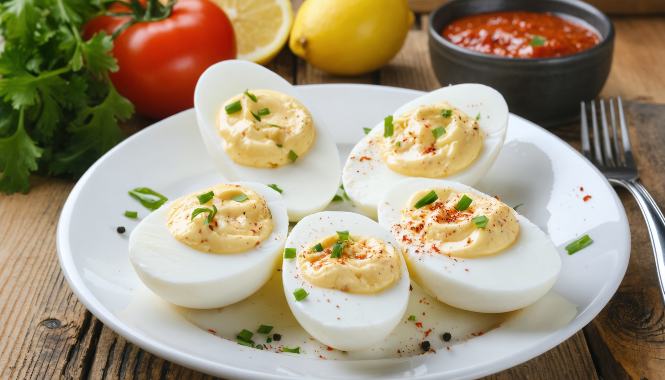 découvrez notre recette simple et savoureuse d'œufs durs à la sauce aurore, idéale pour un repas rapide et gourmand.