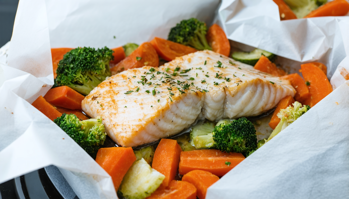 découvrez la recette gourmande et simple des papillotes de filets de julienne en jardinière, parfaite pour un repas sain et savoureux.