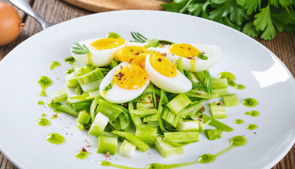 découvrez notre recette de poireaux à la vinaigrette mimosa, une entrée savoureuse et raffinée qui ravira vos papilles et sublimera vos repas.