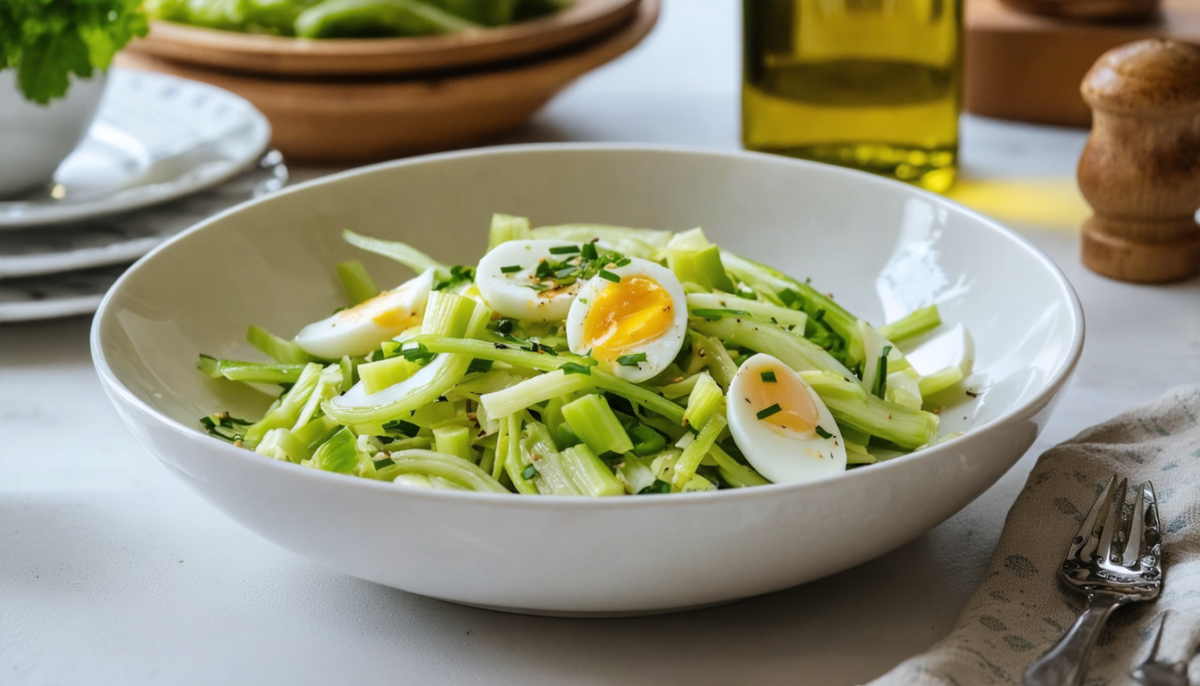 découvrez notre recette de poireaux à la vinaigrette mimosa, une entrée savoureuse et raffinée qui éveillera vos papilles et sublimera vos repas.