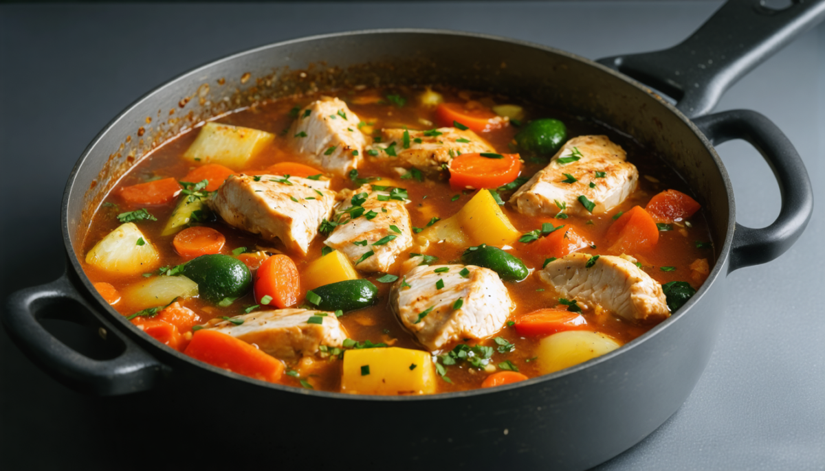 découvrez comment préparer un poulet basquaise savoureux et facile à réaliser grâce à l'autocuiseur. une recette rapide qui réunit tradition et goût pour vos repas.