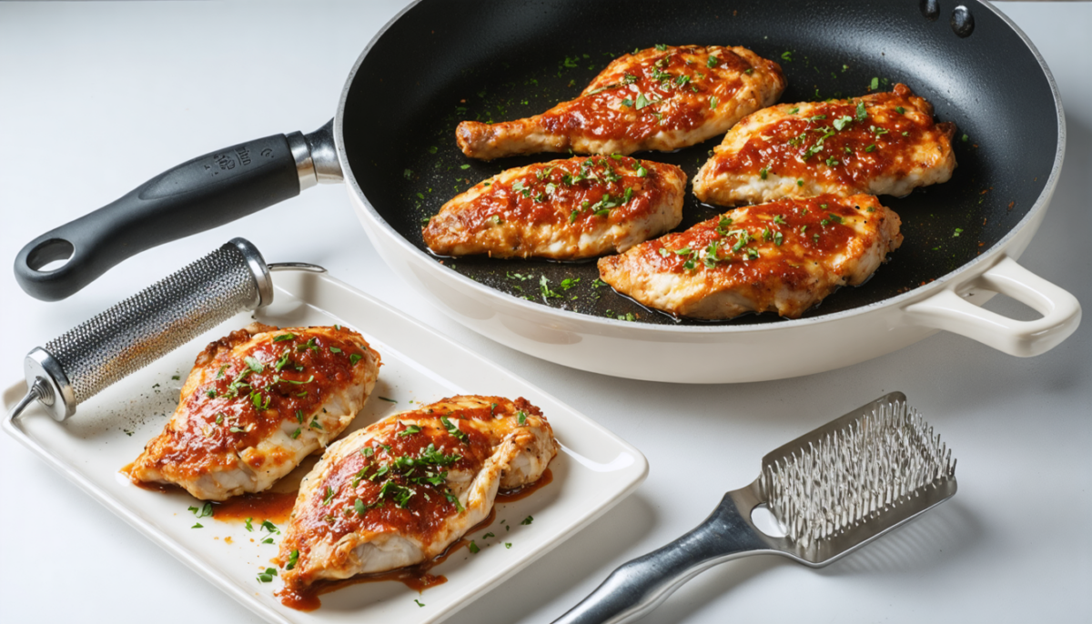 découvrez notre recette facile et rapide de poulet au parmesan, un plat savoureux qui ravira toute la famille avec ses saveurs gourmandes.