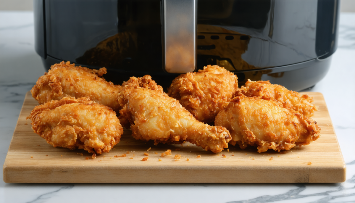 découvrez notre recette express de poulet croustillant à la perfection cuite au airfryer pour un repas rapide, sain et savoureux.