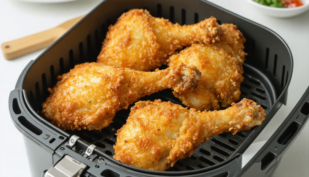 découvrez notre recette express de poulet croustillant à la perfection avec l'airfryer, simple et rapide pour un repas savoureux et léger.