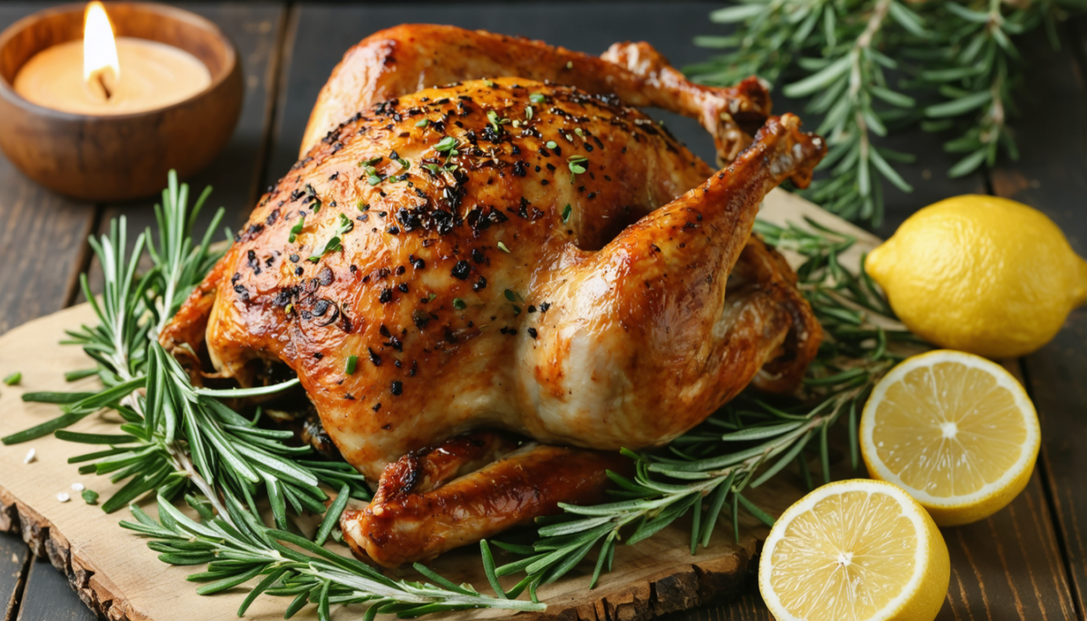 découvrez une recette simple de poulet rôti, pour un plat savoureux et parfumé qui ravira toute la famille.