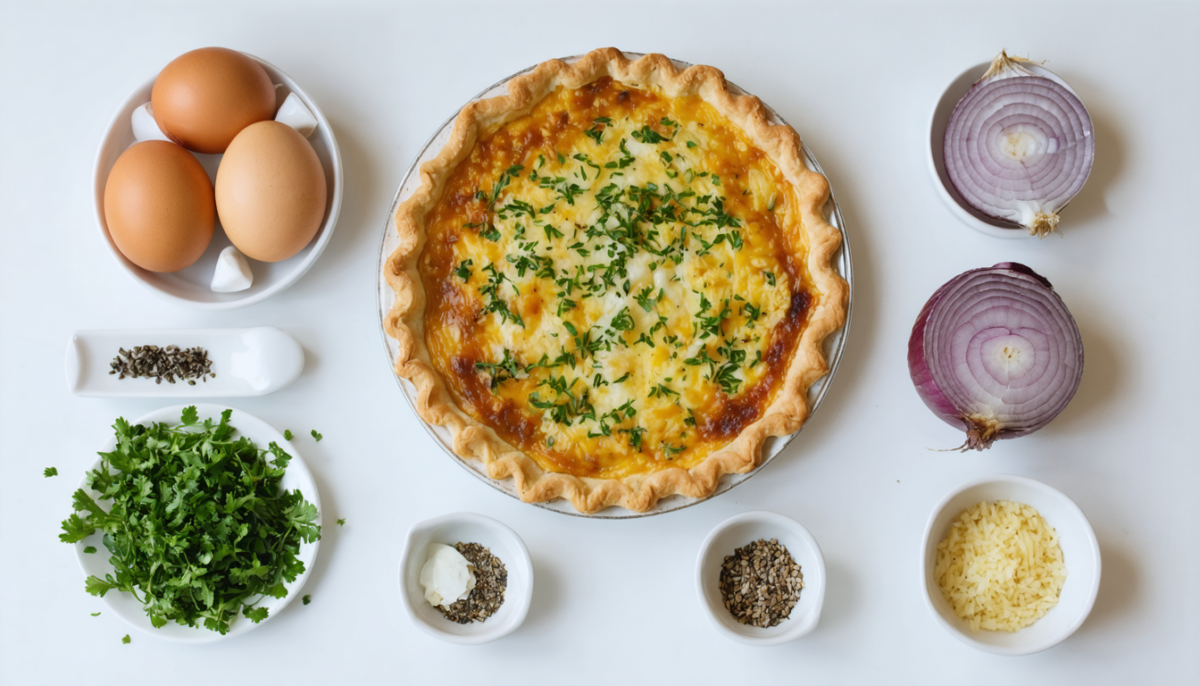 découvrez notre recette simple et gourmande de quiche légère aux oignons, idéale pour un repas savoureux et équilibré.