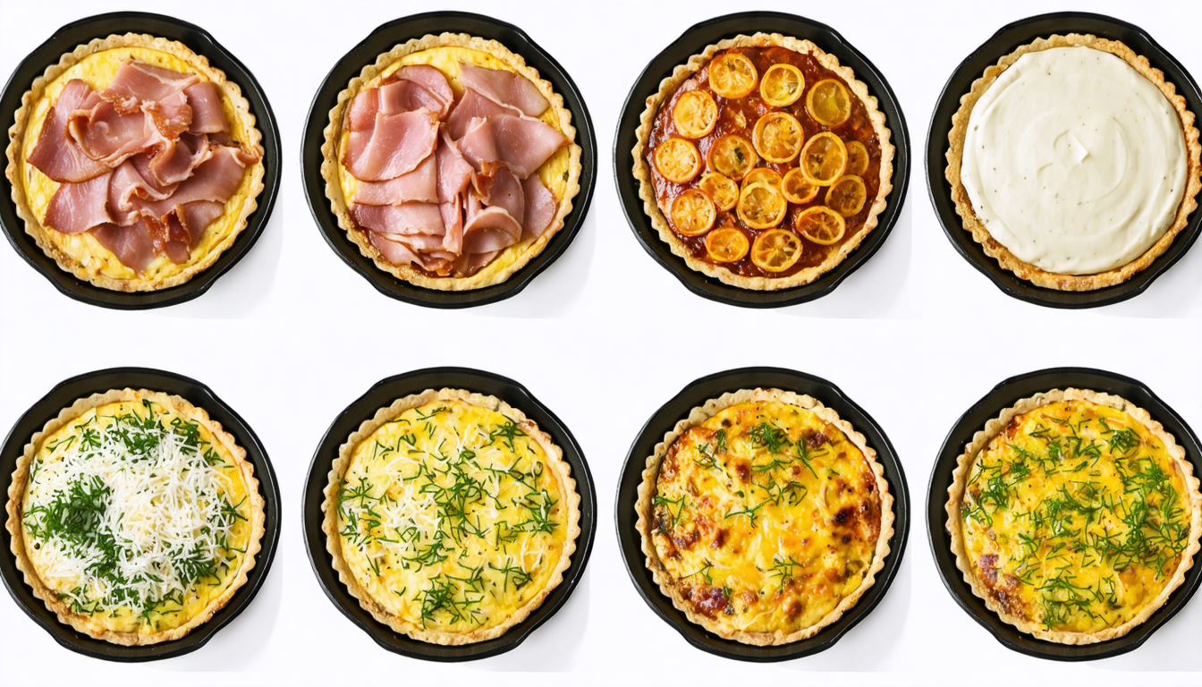 découvrez notre recette de quiche sans pâte au jambon et gruyère, une option légère, sans gluten et simple à préparer pour un repas savoureux et équilibré.