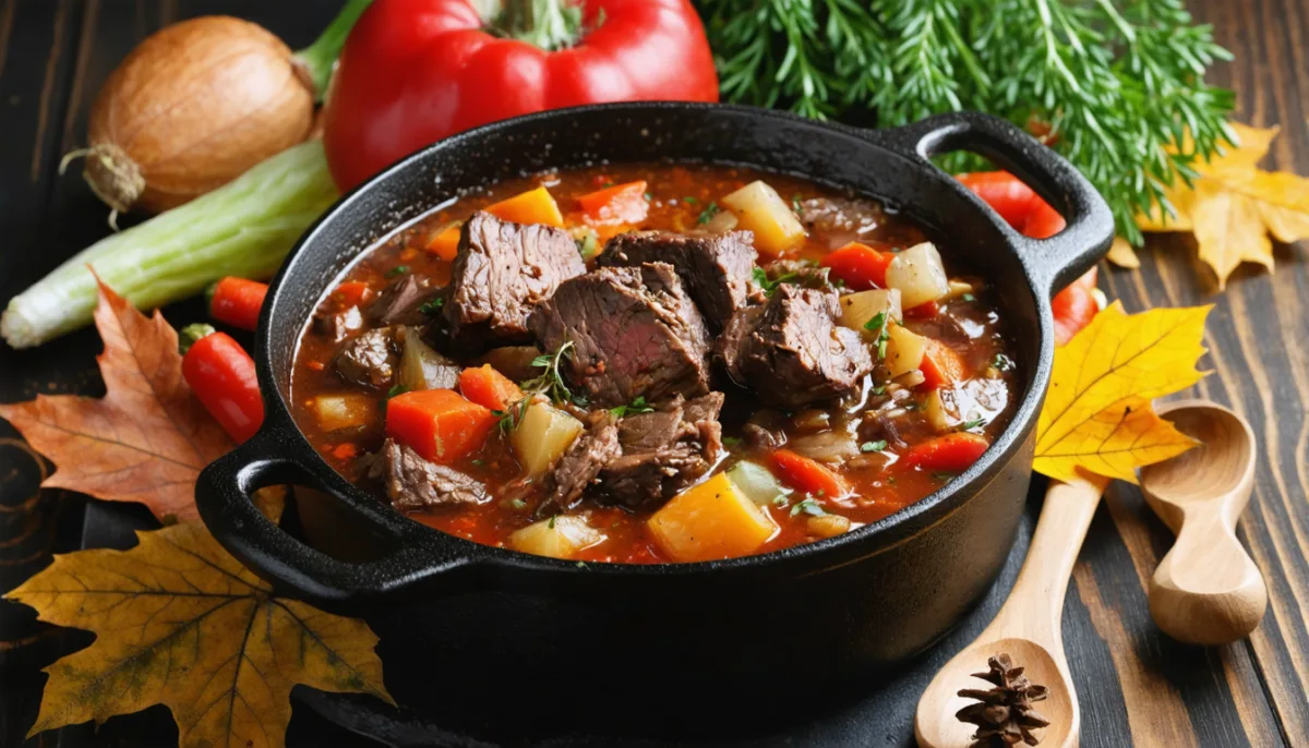 découvrez la recette du ragoût de chevreuil au vin rouge, un plat réconfortant aux saveurs profondes et chaleureuses, parfait pour savourer l'automne.