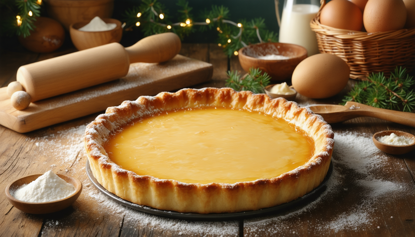 découvrez la recette authentique de la tarte au flan de grand-mère, une douceur simple et délicieuse qui ravira toute la famille.