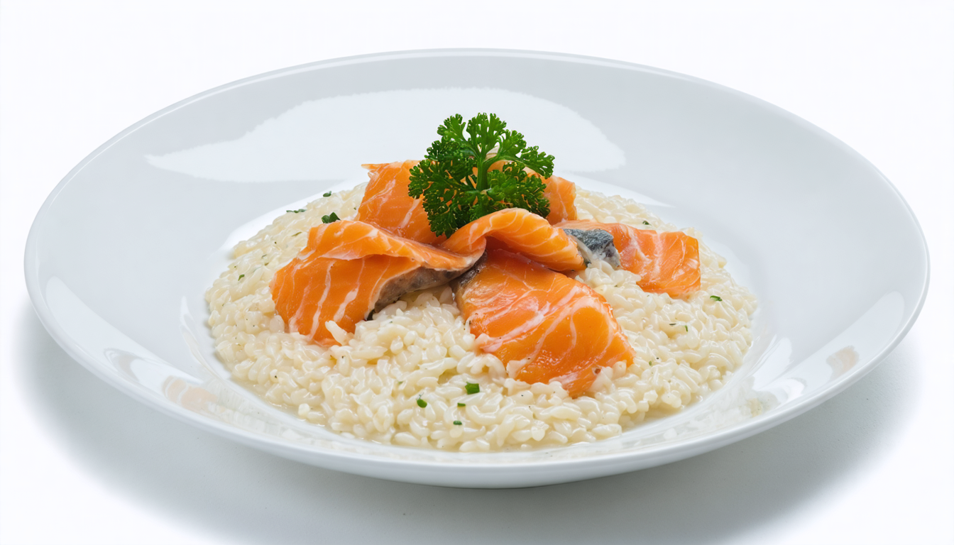 découvrez notre recette facile de risotto au saumon fumé, alliant des saveurs délicates à une touche de créativité culinaire pour un plat savoureux et raffiné.