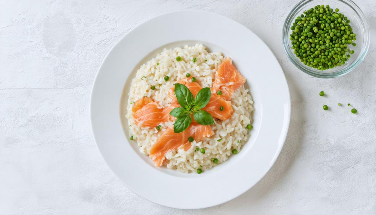 découvrez notre recette simple de risotto au saumon fumé, alliant saveurs délicates et créativité culinaire pour un plat raffiné et savoureux.