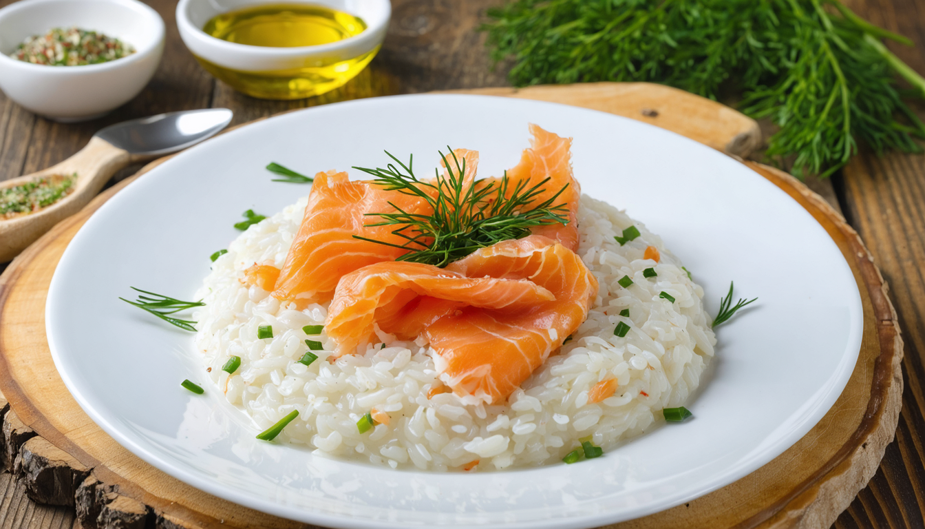 découvrez notre recette simple de risotto au saumon fumé, alliant des saveurs délicates et une touche de créativité culinaire pour un plat raffiné et gourmand.