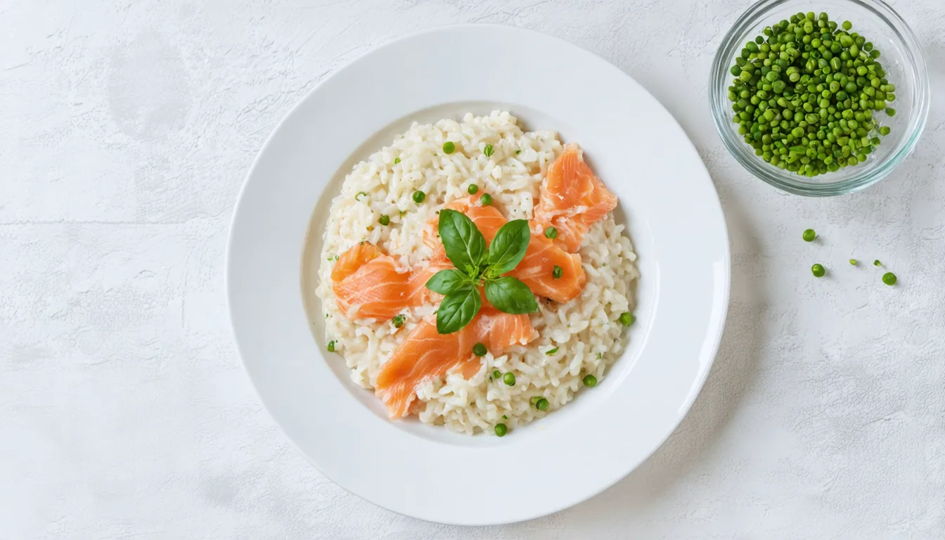 découvrez notre recette simple de risotto au saumon fumé, alliant saveurs délicates et créativité culinaire pour un plat raffiné et savoureux.