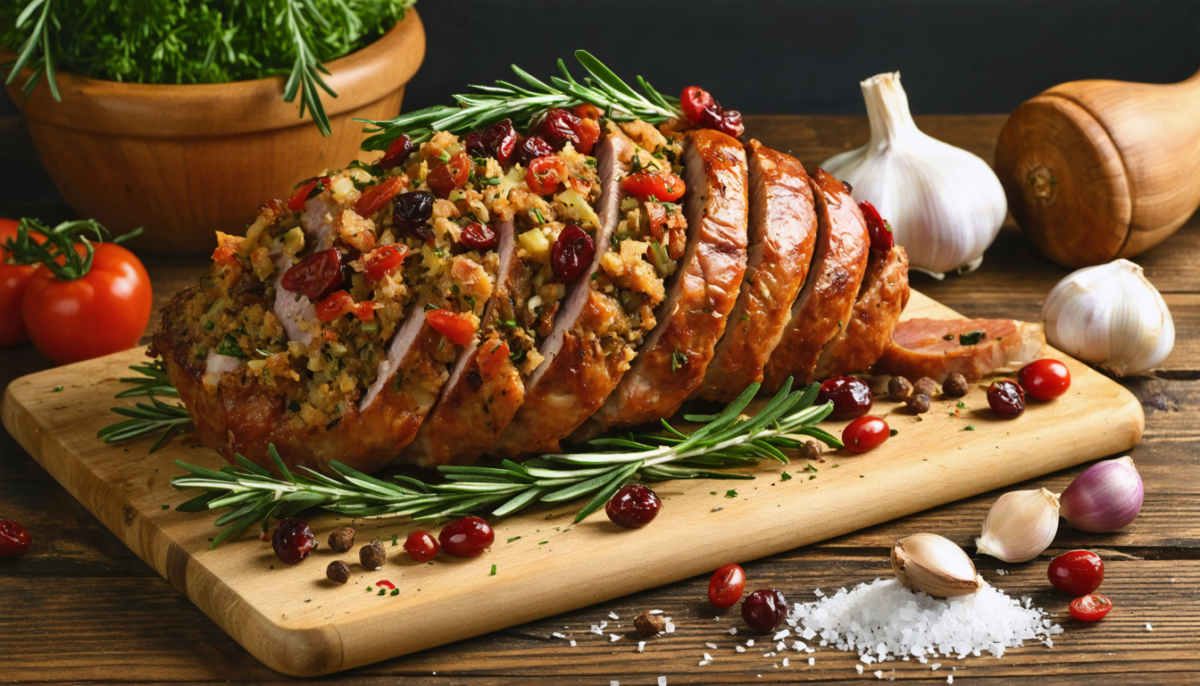 découvrez notre recette facile et gourmande de rôti de porc farci, parfaite pour un repas savoureux en famille ou entre amis.