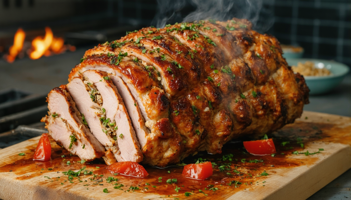 découvrez notre recette gourmande et facile du rôti de porc farci, parfaite pour un repas savoureux en toute simplicité.