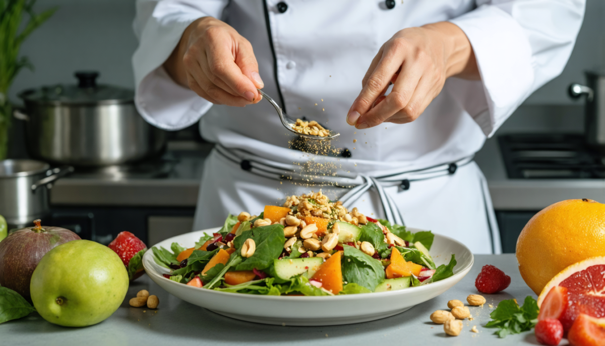 découvrez la salade marco polo, une explosion de saveurs exotiques qui vous emmène en voyage gourmand. parfaite pour une pause fraîche et originale.