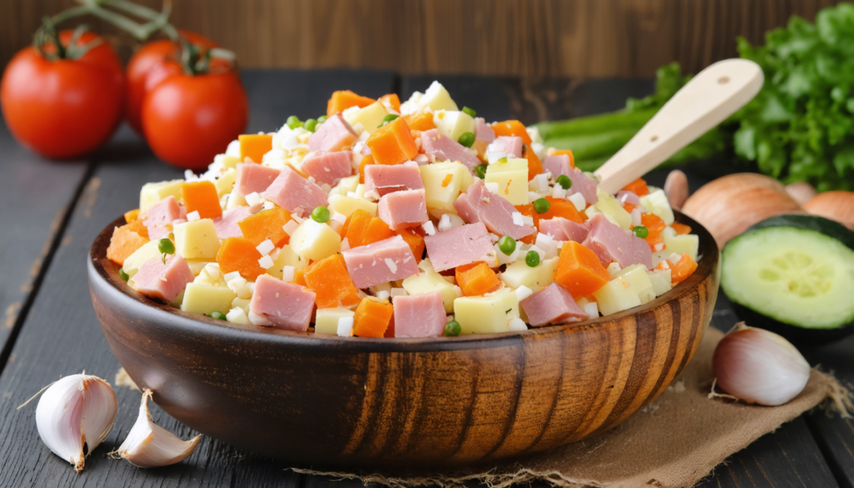 découvrez la salade olivier, un classique de la cuisine russe alliant fraîcheur et saveurs authentiques pour un voyage gourmand inoubliable.