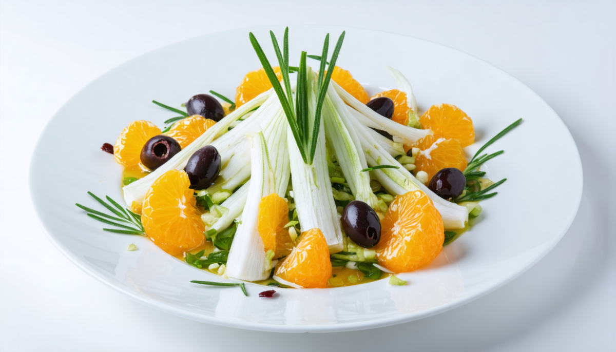 découvrez notre salade croquante de fenouil, orange et olives noires, une recette fraîche et vitaminée qui marie acidulé et saveurs méditerranéennes pour un repas léger et plein de vitalité.