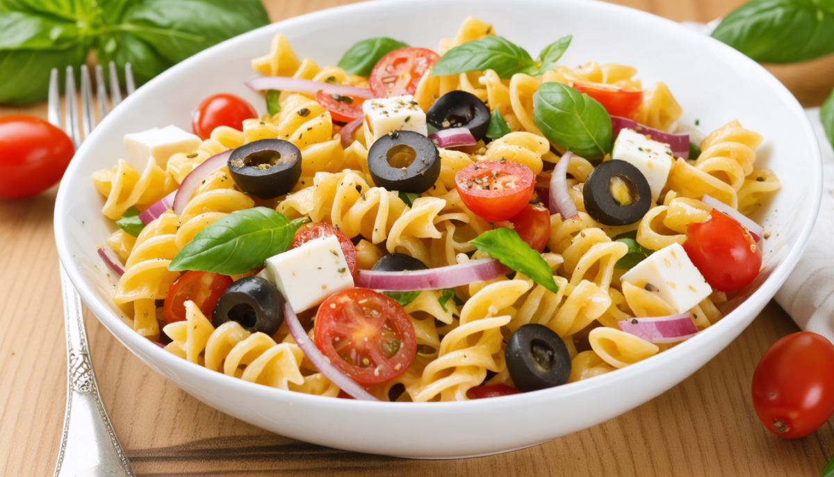 découvrez notre salade de pâtes à l'italienne, une recette légère, simple à réaliser et riche en saveurs méditerranéennes pour un repas frais et gourmand.
