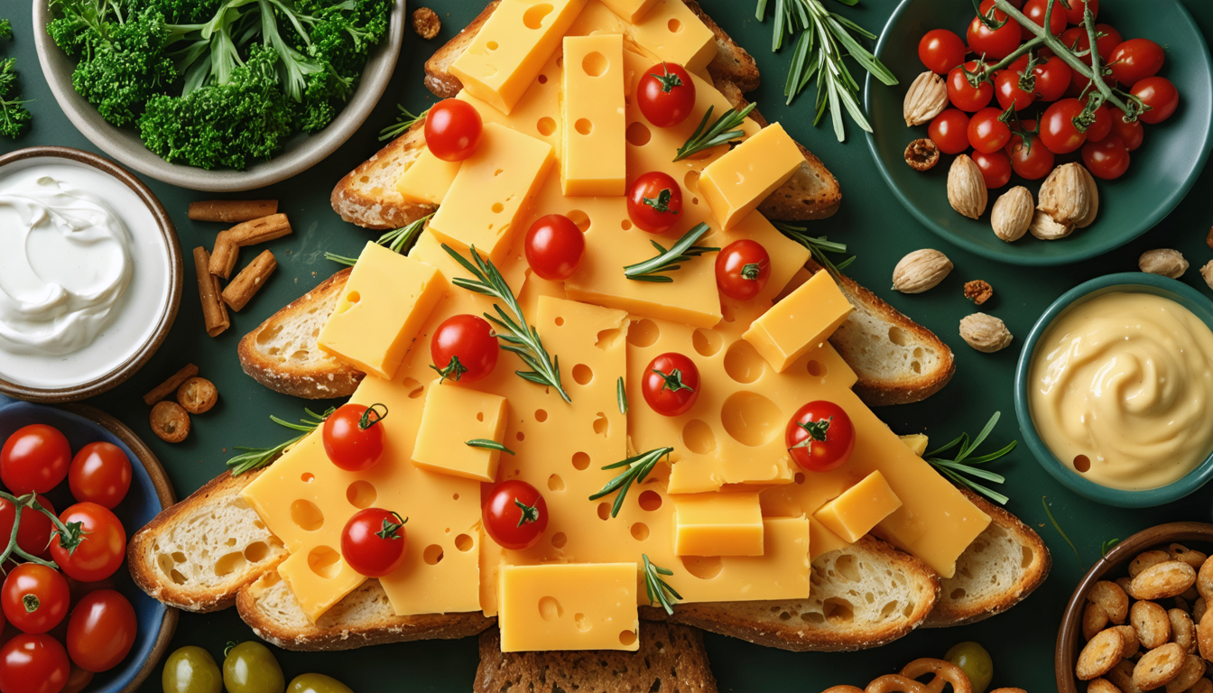découvrez la recette festive du sapin de noël gourmand au cheddar, idéale pour un apéritif réussi et convivial en famille ou entre amis.