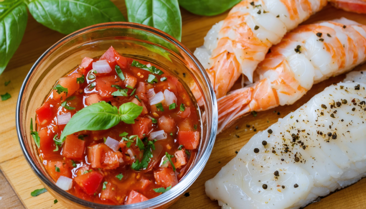 découvrez notre recette facile de sauce vierge, l'accompagnement idéal pour sublimer poissons et fruits de mer avec fraîcheur et saveurs estivales.