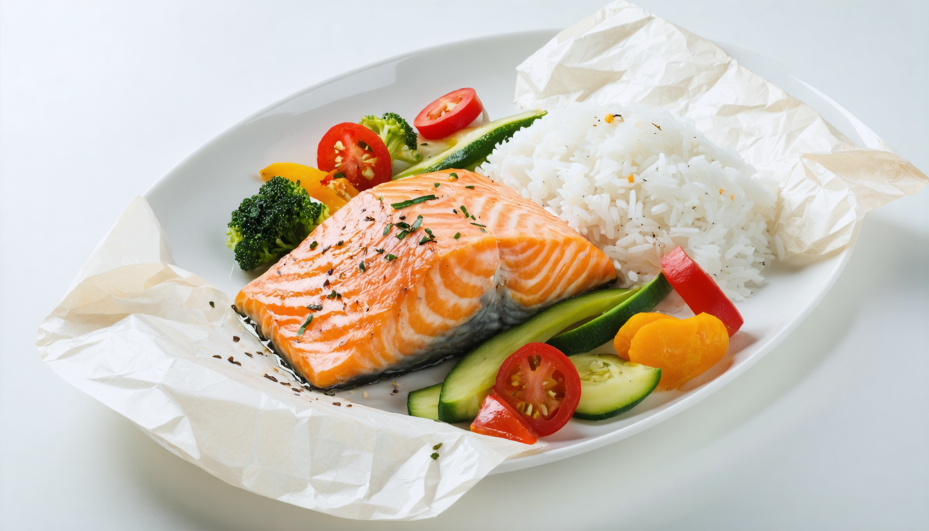 découvrez notre recette de saumon en papillote à l'airfryer, une méthode simple, rapide et savoureuse pour un repas sain et délicieux.