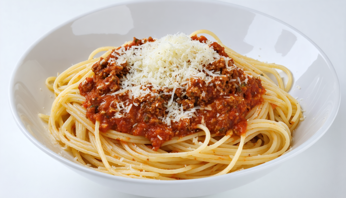 découvrez notre recette authentique de spaghetti bolognaise fondants, rehaussés d'un délicieux parmesan italien pour une saveur gourmande et inoubliable.