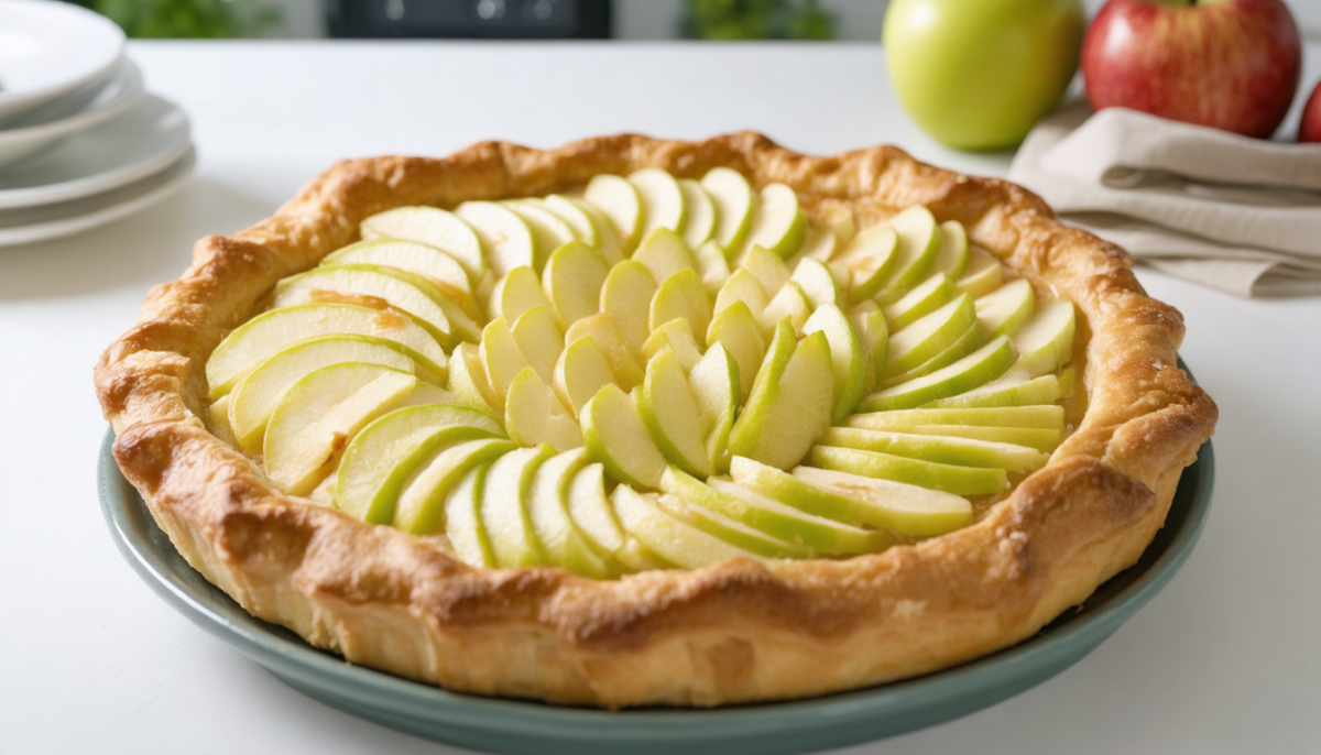 découvrez une recette facile et gourmande de tarte aux pommes à pâte sablée, réalisée avec votre thermomix pour un dessert réussi à chaque fois.