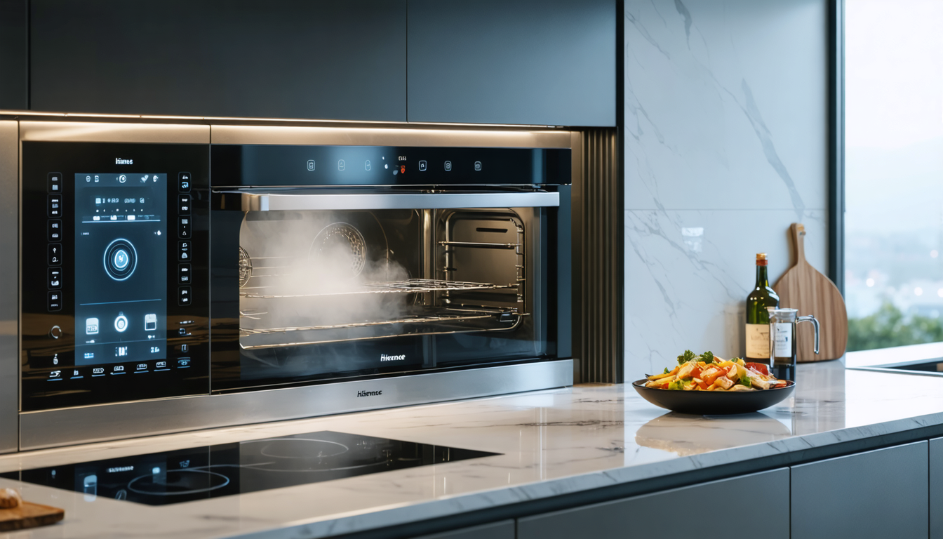 découvrez notre test complet du four multifonction hisense bsa65226ax, alliant cuisson vapeur, nettoyage clean et technologie airfry pour des performances culinaires optimales.