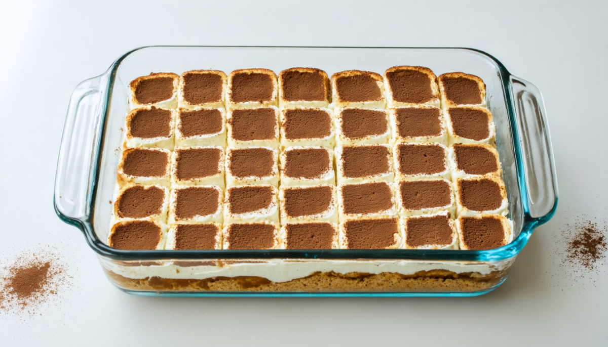 découvrez notre tiramisu revisité à la française, alliant la douceur du fromage frais à une gourmandise irrésistible pour un dessert raffiné et délicieux.