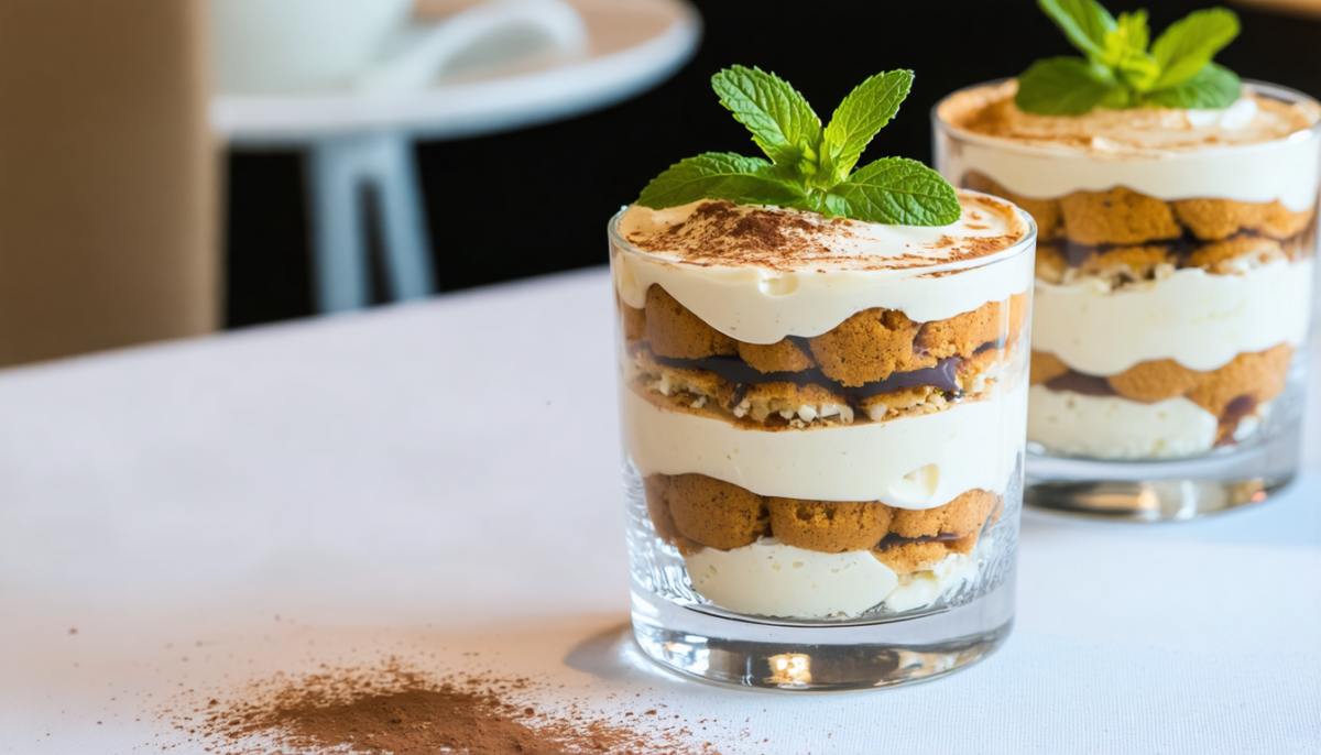 découvrez notre tiramisu revisité à la française, une gourmandise irrésistible mêlant douceur du fromage frais et saveurs délicates pour un dessert unique et raffiné.