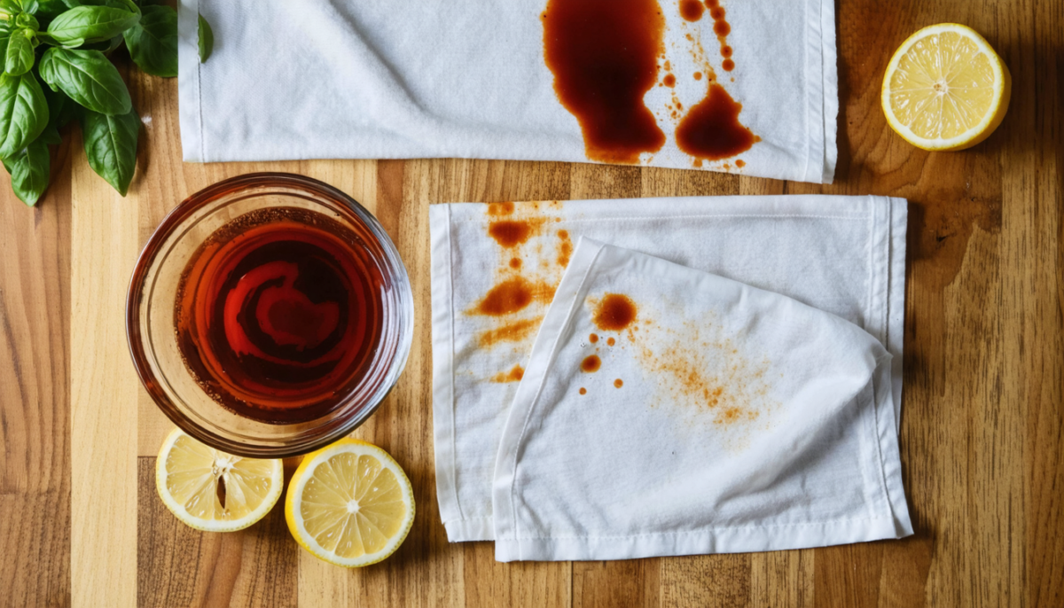 découvrez l'astuce incontournable pour blanchir vos torchons de cuisine tachés facilement et sans effort, pour une cuisine toujours propre et impeccable.