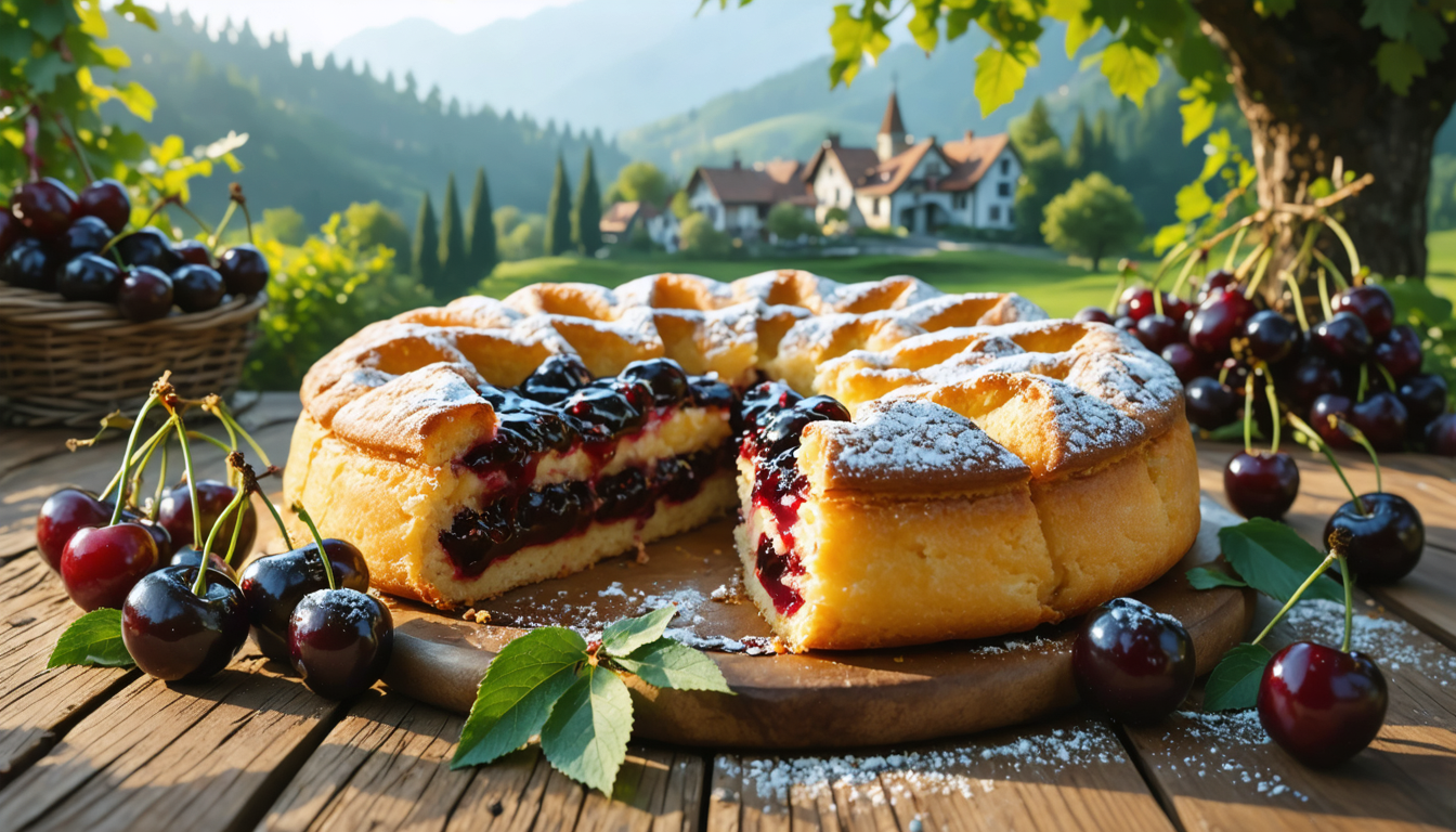 découvrez le gâteau basque aux cerises noires, une douceur emblématique de cambo-les-bains, alliant tradition et saveurs authentiques du pays basque.