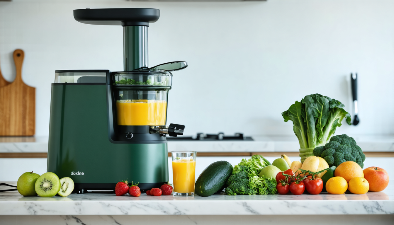 découvrez amzchef, l'extracteur de jus alliant performance et simplicité d'utilisation pour des jus frais et naturels à la maison.