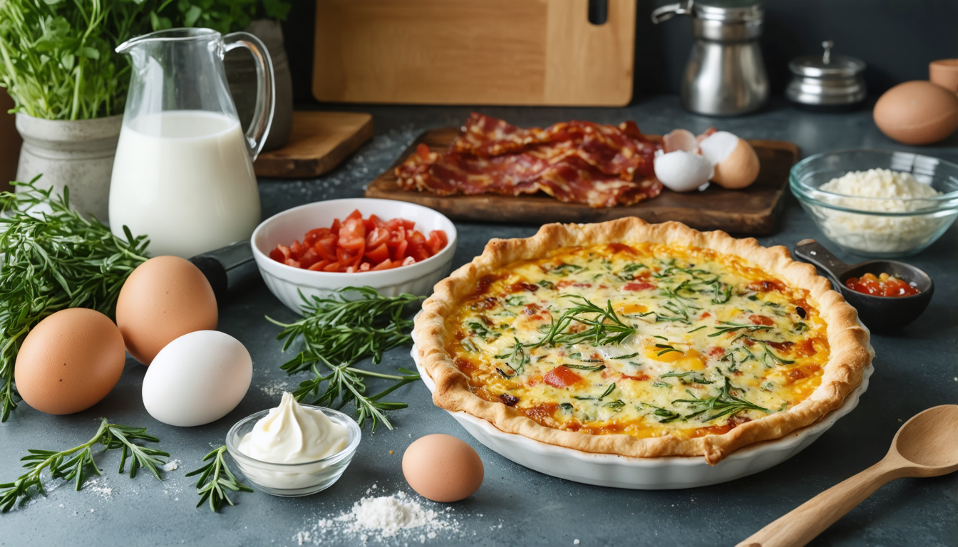 découvrez l’ingrédient secret qui transforme la quiche lorraine en un délice moelleux et savoureux. dites adieu à la quiche sèche grâce à notre astuce révolutionnaire !