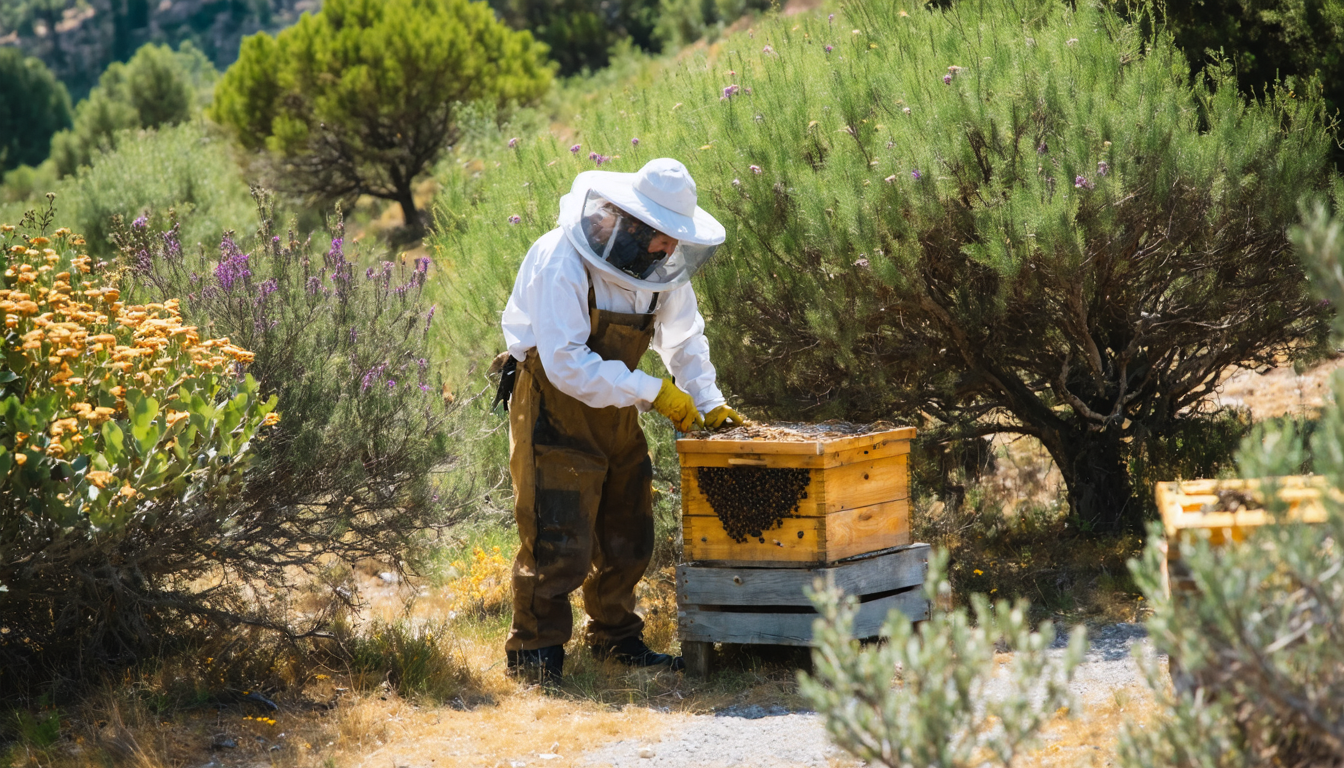 découvrez le savoir-faire des apiculteurs corses et les secrets du miel de maquis de printemps aop, un trésor rare et parfumé issu des fleurs sauvages du maquis corse.