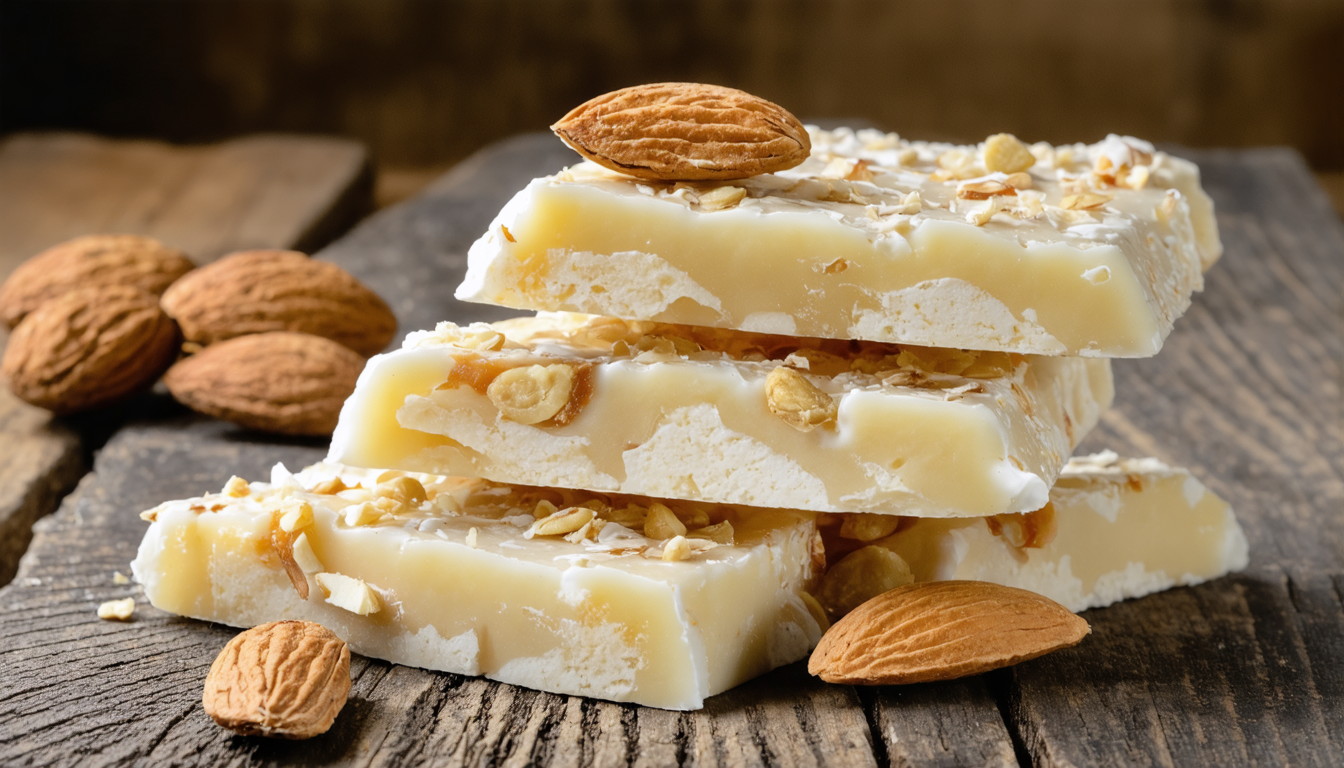 découvrez pourquoi le vrai nougat de montélimar doit contenir au moins 30% d'amandes, un gage d'authenticité et de qualité pour les amateurs de cette douceur traditionnelle.