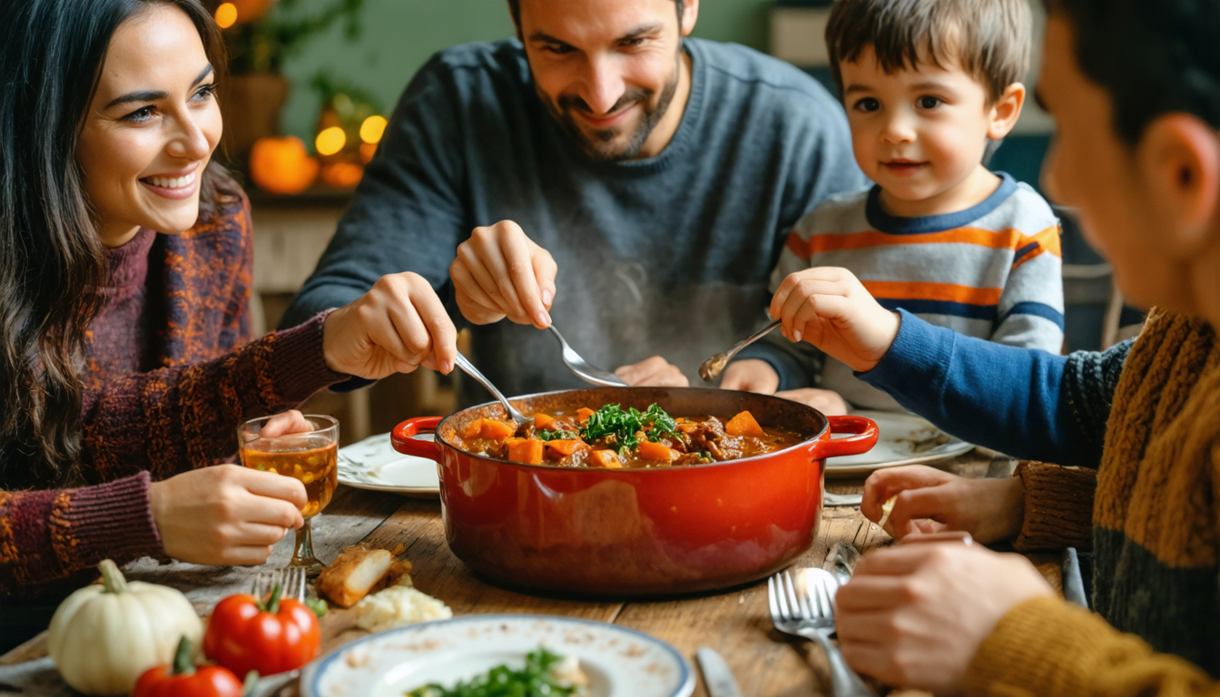 découvrez notre recette de bœuf carotte fondant qui embaume votre cuisine et transforme chaque dîner en une chaleureuse fête d'automne, idéale pour réchauffez vos soirées.
