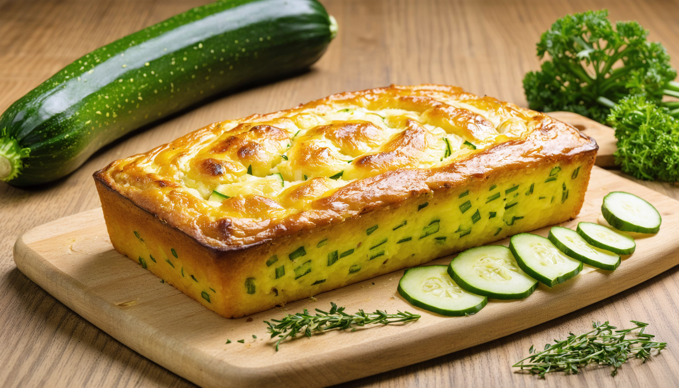 découvrez ce cake salé à la courgette, à la fois délicieux et léger, qui vous fera oublier qu'il est diététique grâce à sa saveur irrésistible.