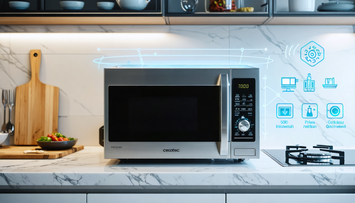 découvrez notre test complet du cecotec proclean 5010, un micro-ondes inverter 700w équipé de fonctions innovantes pour une cuisson rapide et précise. performance et praticité au rendez-vous !