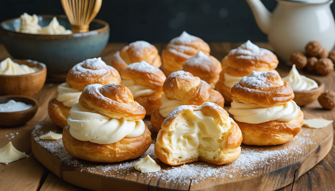 découvrez la recette des choux à la crème aérienne, un dessert léger et gourmand qui ravira vos papilles. facile à réaliser, parfait pour toutes les occasions !