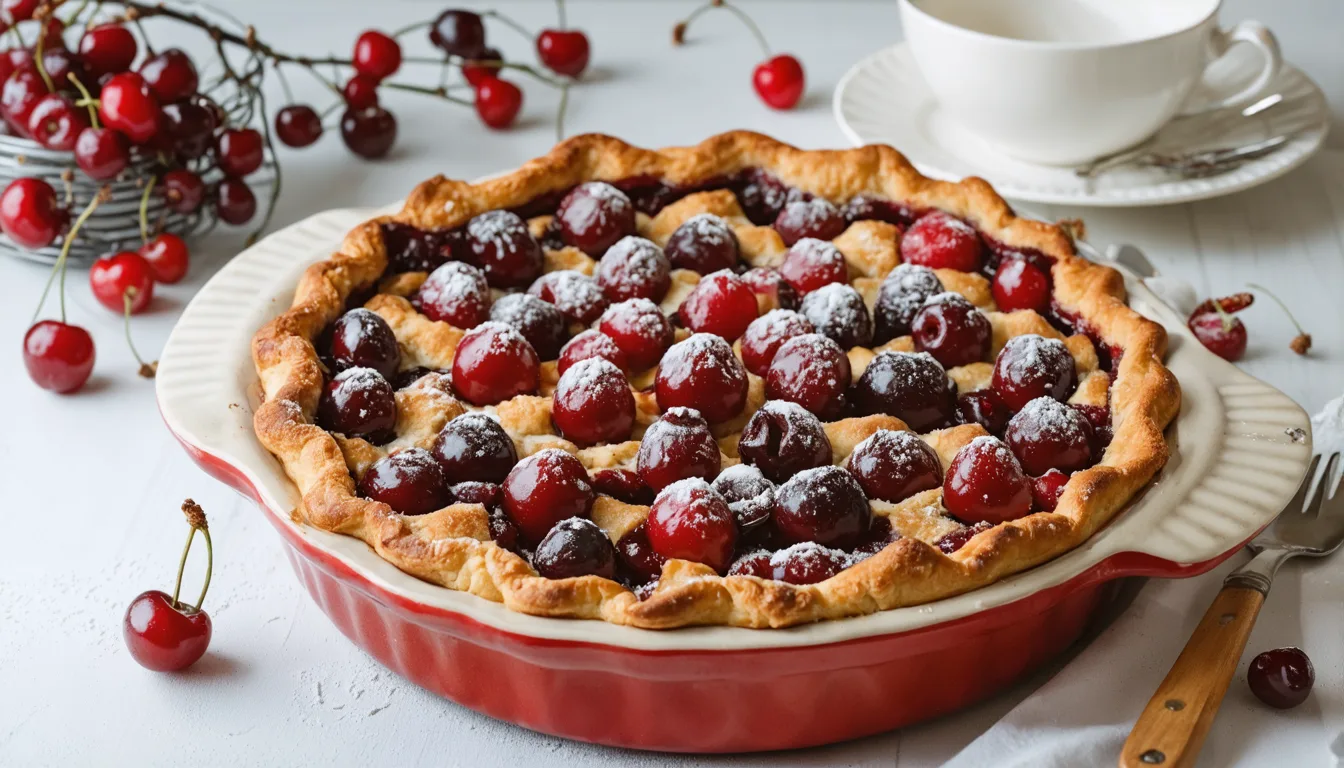 découvrez notre recette de clafoutis aux cerises façon grand-mère, un dessert moelleux, facile à réaliser et prêt rapidement pour régaler toute la famille.