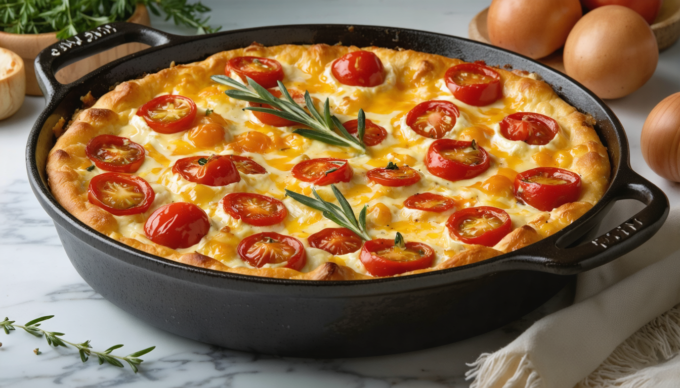 découvrez notre recette express de clafoutis salé aux tomates cerise et camembert fondant, un plat savoureux et facile à préparer pour toutes vos envies gourmandes.