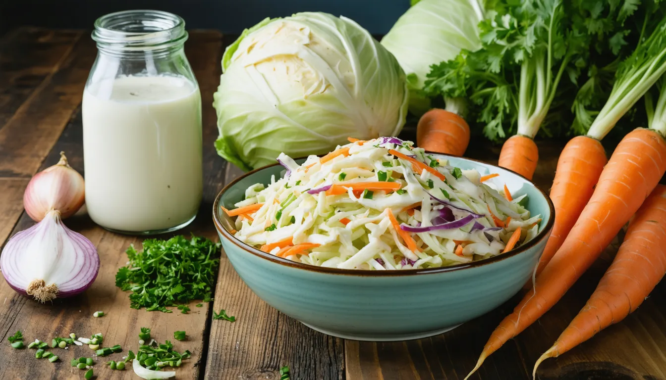 découvrez notre recette gourmande de coleslaw à la mayonnaise allégée, parfaite pour une salade fraîche, saine et savoureuse. idéale pour accompagner vos repas tout en prenant soin de votre santé.