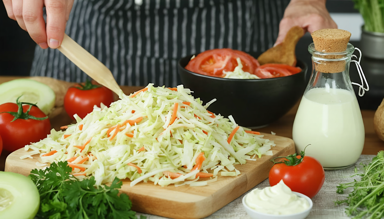 découvrez notre recette de coleslaw à la mayonnaise allégée, une option gourmande et saine pour accompagner vos repas avec fraîcheur et légèreté.